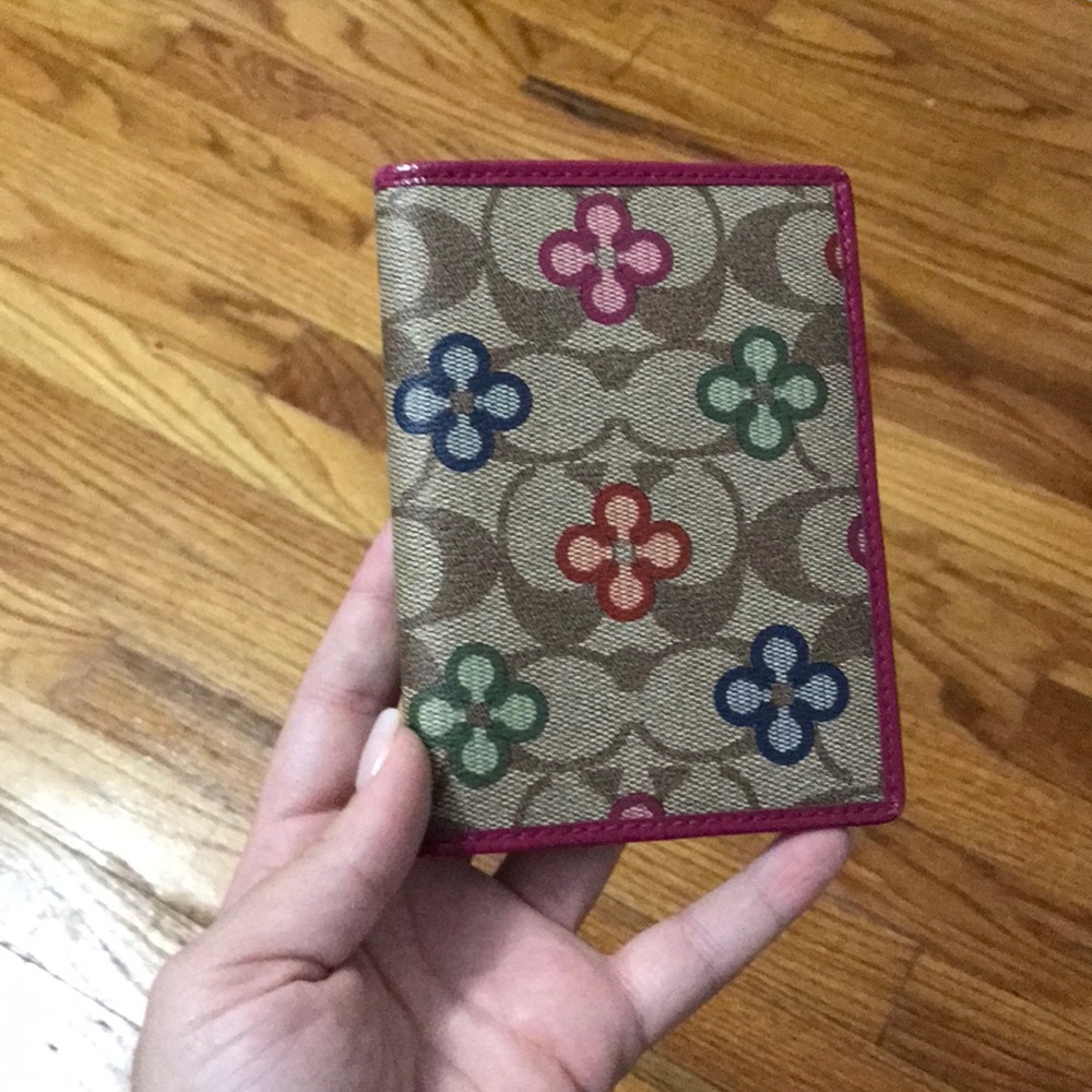 Coach passport cover